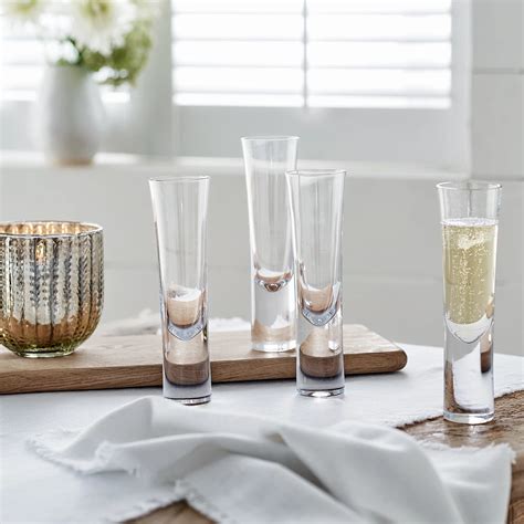Stemless Champagne Flutes Set Of 4 Glassware The White Company Us