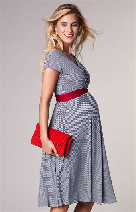 Alessandra Maternity Dress Short Cruise Stripe Maternity Wedding Dresses Evening Wear And