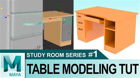 Table Modeling Tutorial In Autodesk Maya 2017 3d Tutorials For