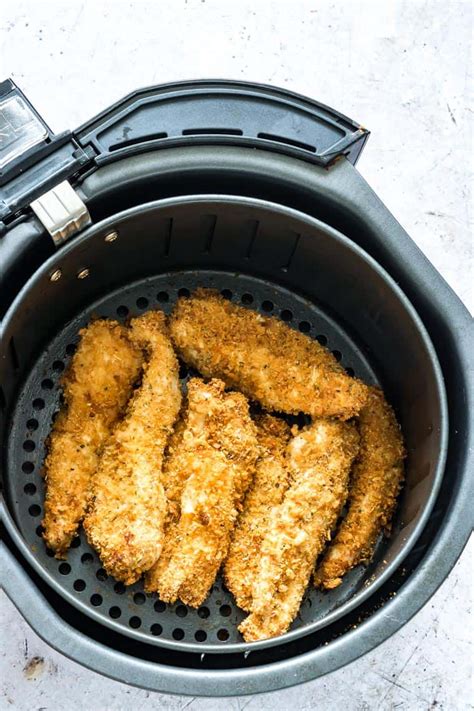 Crispy chicken parm is an ideal candidate for the air fryer — you just need to make a few modifications.joe keller / america's test kitchen. Parmesan Breaded Air Fryer Chicken Tenders - Recipes From A Pantry