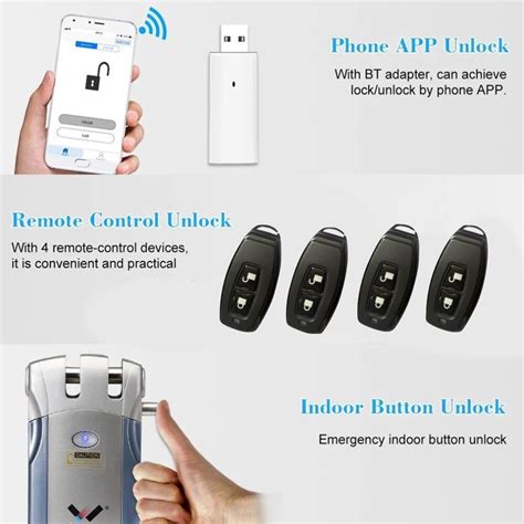 Wafu Wf 019 Electronic Door Lock Wireless Control Grandado