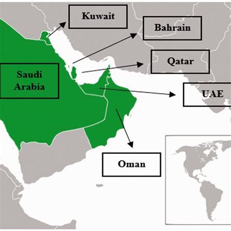 Gulf Cooperation Council Gcc Countries Download Scientific Diagram