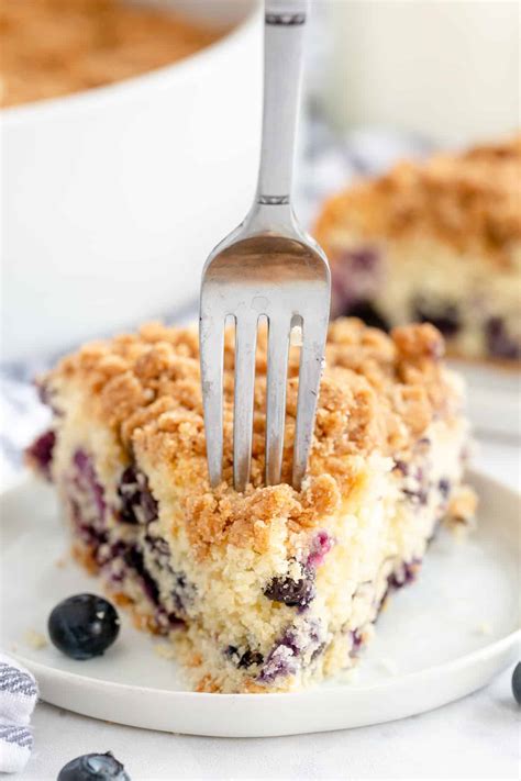Blueberry Crumb Cake Valeries Kitchen