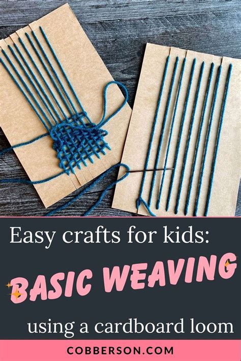 Easy Crafts For Kids To Make Weaving Cobberson Co