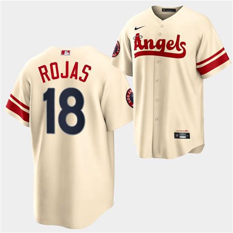 Los Angeles Angels Jose Rojas Cream 2022 City Connect Jersey