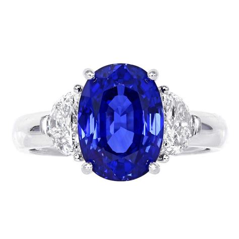 514 Carat Ceylon Sapphire Diamond Ring At 1stdibs