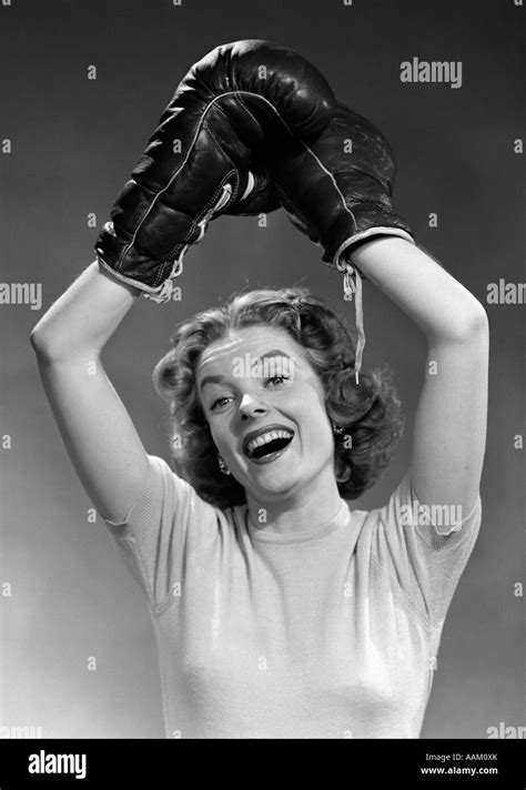 Strong Woman 1950s Black And White Stock Photos And Images Alamy