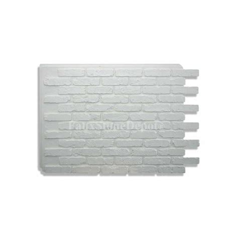 Faux Brick Panels White