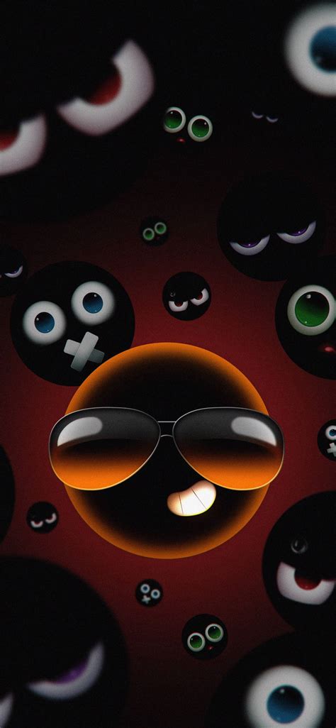 100 Black Emoji Backgrounds