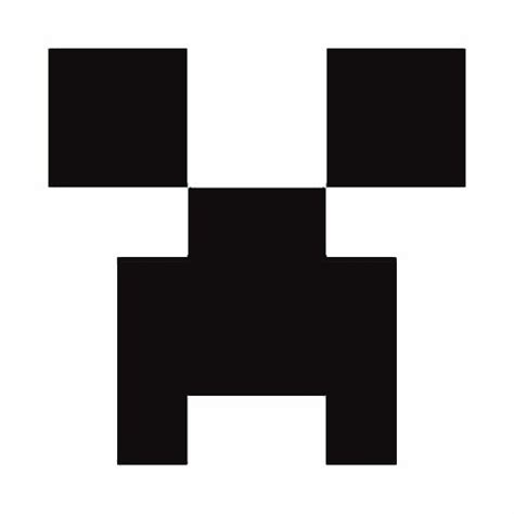 Minecraft Creeper Face Clip Art Library