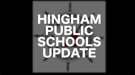 An Update With Hingham Public Schools 04132020 Youtube