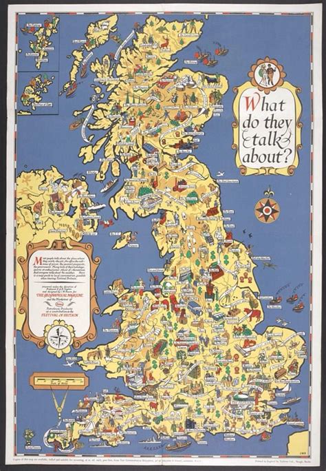 Map Library On Twitter Pictorial Maps Map Of Britain Map