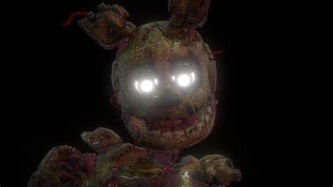 Springtrap Fnaf Ar Download Free 3d Model By Randomfnafuserlol