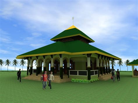 Cara menggambar masjid dan mushola sederhana youtube via youtube.com. GAMBAR DESAIN MASJID MINIMALIS MODERN | contoh rumah ...