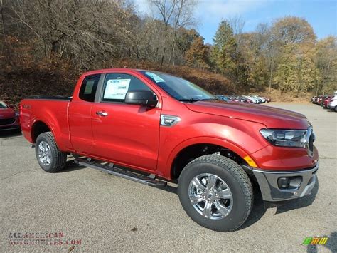 2019 Ford Ranger Xlt Supercab 4x4 In Hot Pepper Red Metallic Photo 8