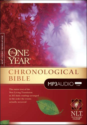 Bibles At Cost One Year Chronological Bible Nlt Mp3 Audio Cd Cd