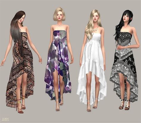 Marigold Goddess Dress Sims 4 Dresses Sims 4 Sims 4 Clothing