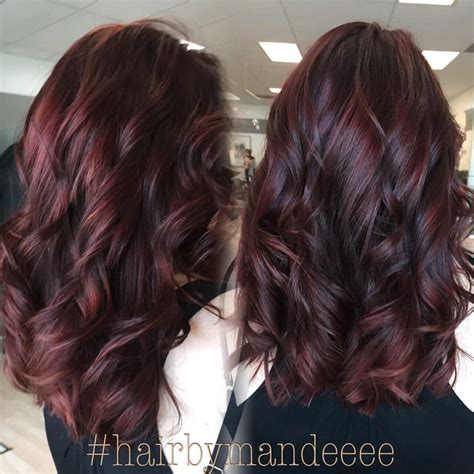 Burgundy Brown Hair Color Hair Pinterest Beautiful