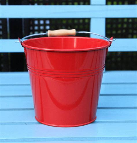 Set Of 1 Wedding Sparkler Bucket 16 Cm Red