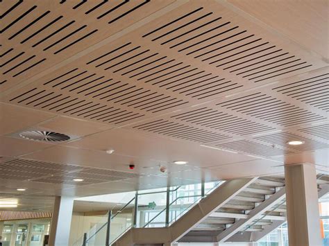 Perforated metal panels, with both simple and complex geometric patterns, are the right material for suspended ceiling projects. Perforated Metal Ceilings