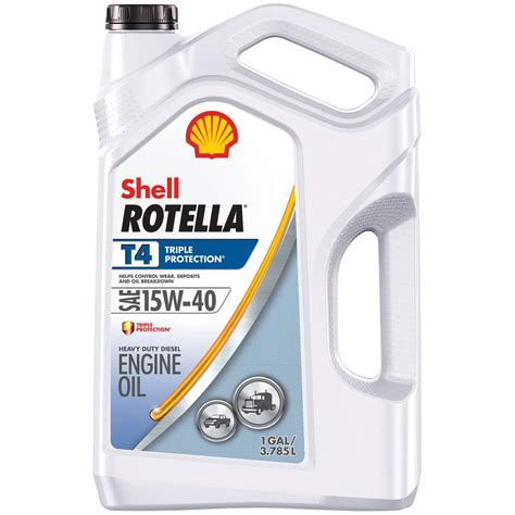 Shell Rotella T4 Triple Protection Conventional 15w 40 Diesel Engine