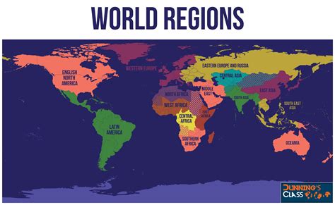 5 Regions Map