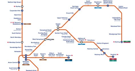 London Connections That London Overground Interchange Map