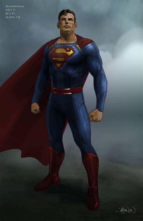 Artstation Superman Costume Concept