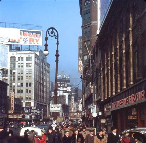 Thats What New York Looked Like In The 1940s New York 1941 5th