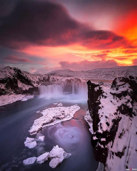 Godafoss Iceland Landscape Photography Travel Insurance Sunset