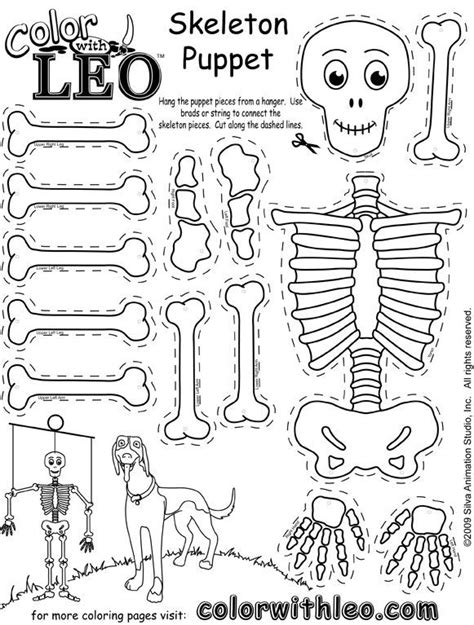 Skeleton Puppet Craft Projects To Try Skeleton Craft Halloween