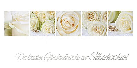 Diamantene hochzeit glückwunschkarte gesucht und hier schnell gefunden! Silberhochzeit, weiße Rosen - www.Stimmungs-Bilder.de
