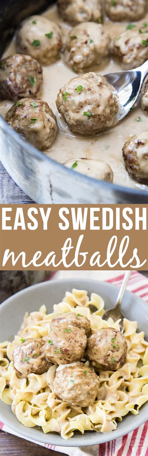 Easy Swedish Meatballs Like Mother Like Daughter