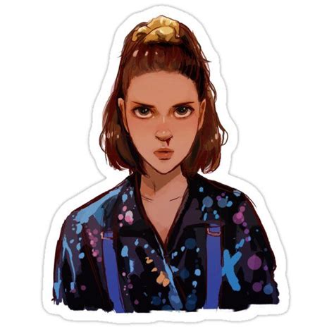 Eleven Sticker By Olrazzladazzle In 2021 Stranger Things Sticker