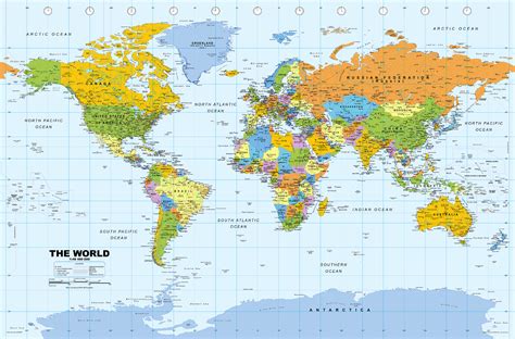 Map Of The World Political 88 World Maps