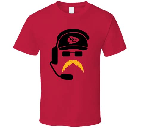 Andy Reid Kansas City Moustache Fan T Shirt