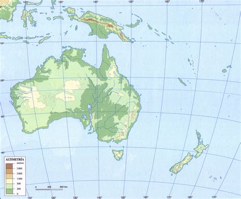 Mapa Fisico Mudo De Oceania Para Imprimir En A4 Images