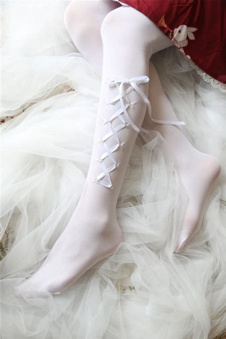 High Quality Kawaii Lace Bow Knot Stockings Lace Bows Bowknot Lace