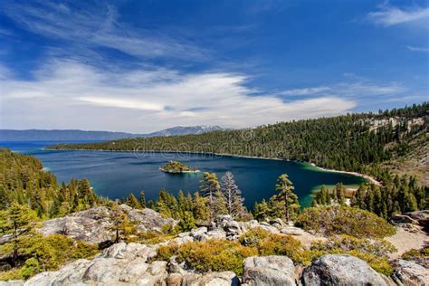 Emerald Bay Tahoe Lake California Stock Image Image Of Landscape