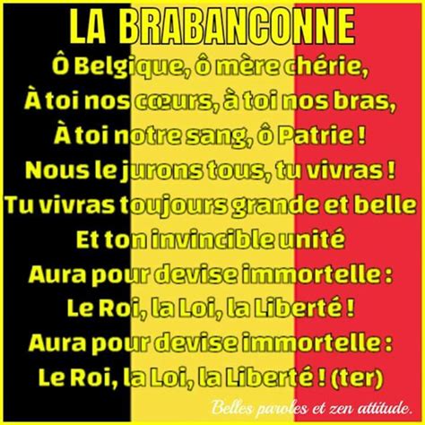 la brabanconne belgian national anthem