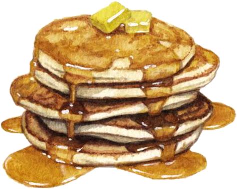 Download High Quality Pancake Clipart Watercolor Transparent Png Images