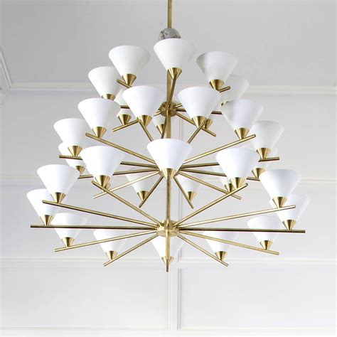 Kelly Wearstler Cleo Three Tiered Chandelier Ideal For Rooms With