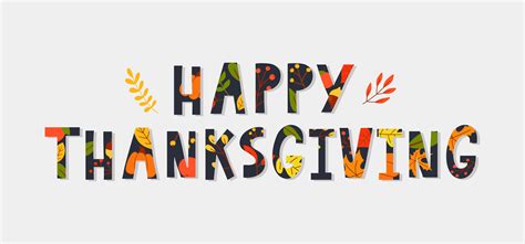 Hand Drawn Happy Thanksgiving Lettering 3437574 Vector Art At Vecteezy
