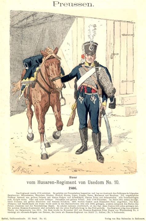 Prussian Hussar Prussia Napoleonic Wars Military History