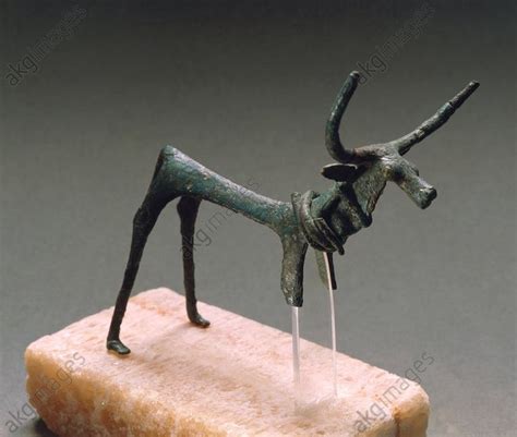 Nuragic Bronze Figure Of A Stag 8 6th Century Bce Sassari Museo