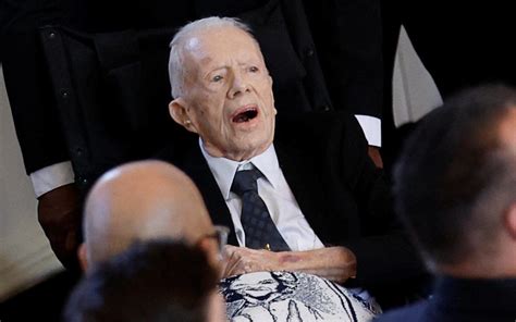 Former Us President Jimmy Carter Leaves Hospice To Pay Respects To Late