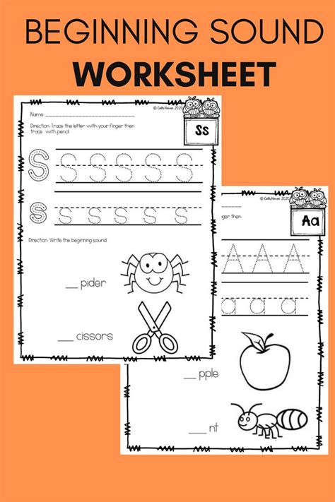 Jolly phonics print and go activity centers set 1 satpin. SATPIN Worksheets in 2020 | Beginning sounds worksheets ...
