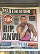 Front page of the Calgary Sun today. #RIPAnvil : r/SquaredCircle