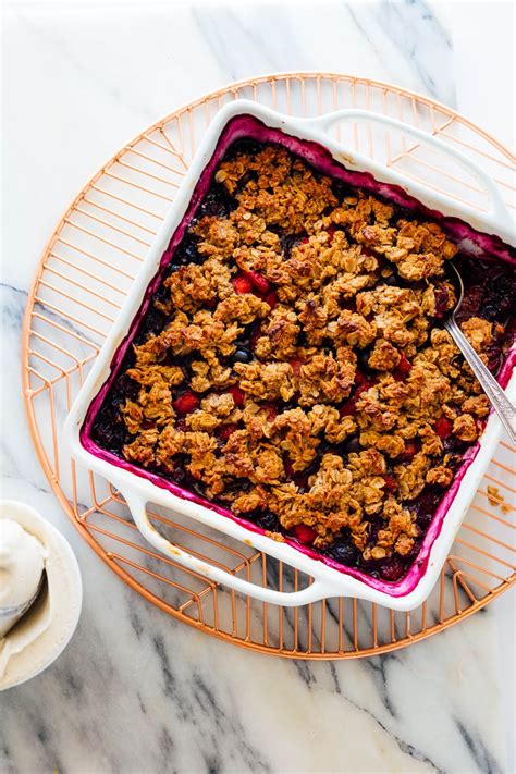 Mixed Berry Crisp Recipe Gluten Free Cookie And Kate