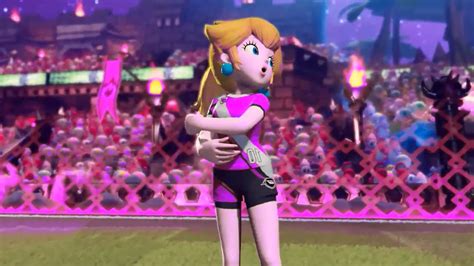 Princess Peach 2nd Win Animation Mario Strikers Battle League 4k 60fps Youtube